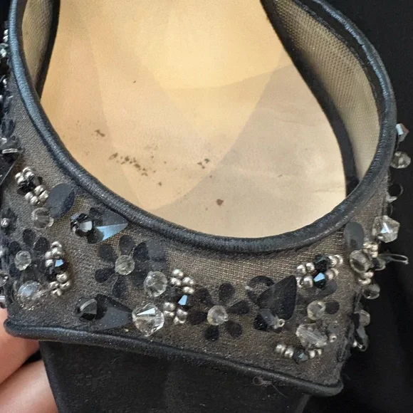 FINAL SALE - Jimmy choo glittery sandals - Picture 7 of 8